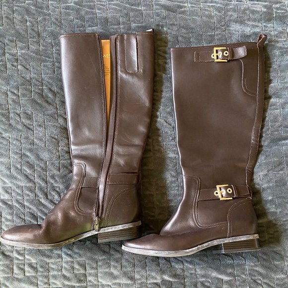 Brown Leather Riding Boots - Picture 1 of 3